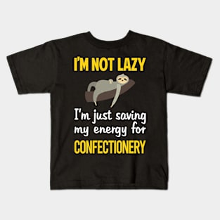 Funny Lazy Confectionery Confectioner Kids T-Shirt